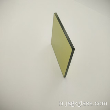 노란색 컬러 황금색 광학 유리 필터 JB9